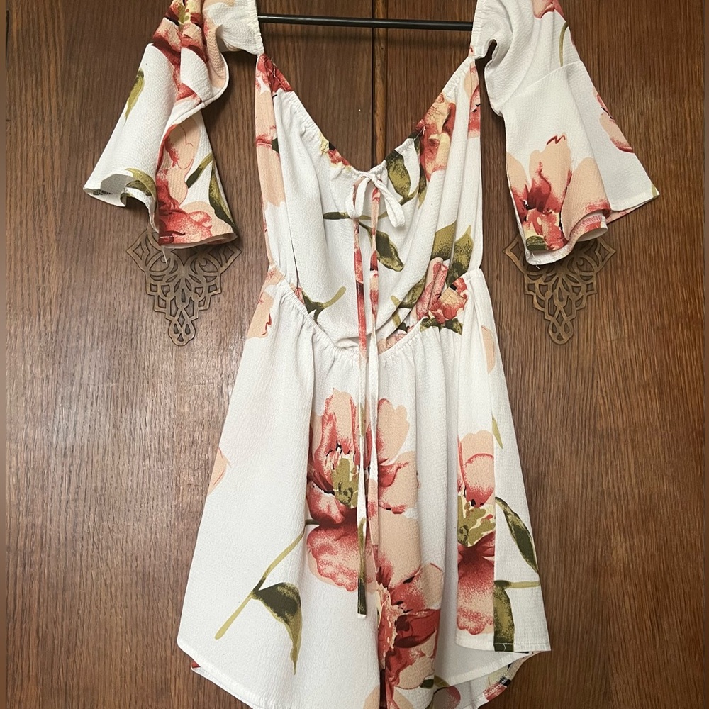 Floral Romper Shorts